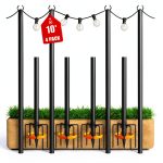 Adjustable Metal Light Pole Jusgym Heavy Design-0