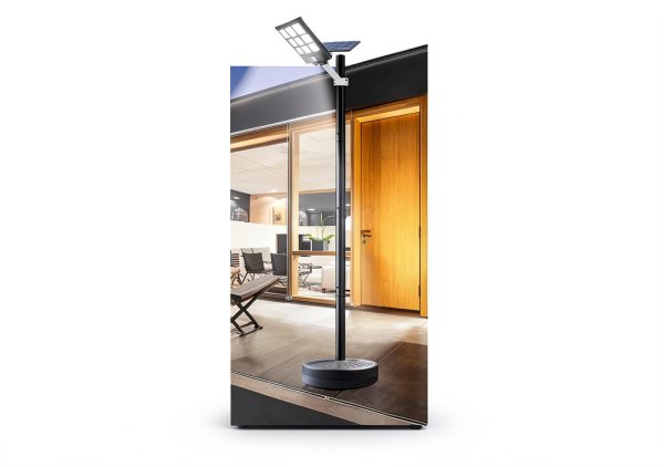 YVTCRTCW Street Light Pole 6.9 FT Heavy Duty Steel-4