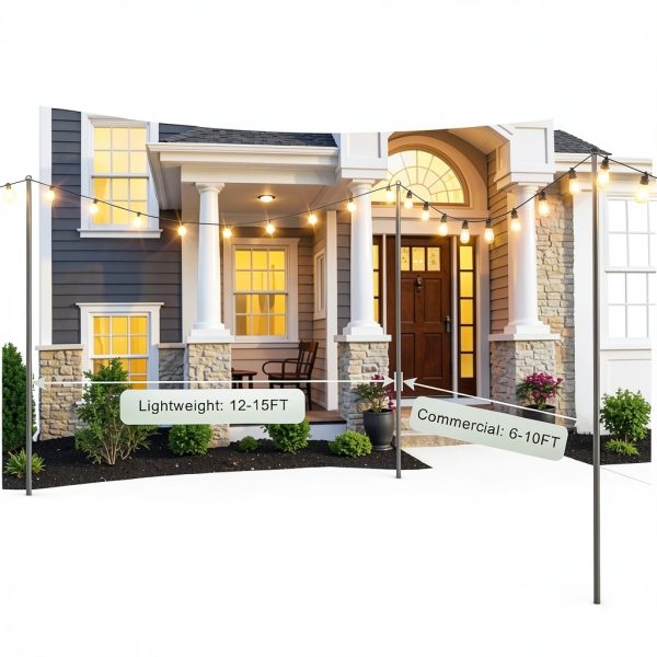 Adjustable Metal Light Pole Jusgym LP03 Heavy Duty-6