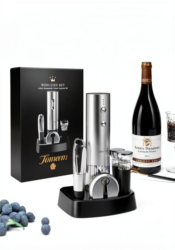 TOMEEM Electric Wine Opener Stainless Steel Design-8