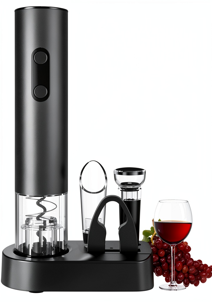 COKUNST electric wine opener set on a kitchen counter