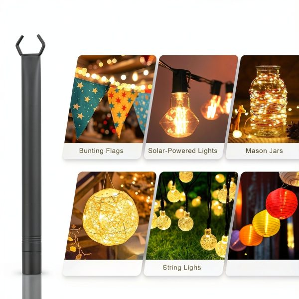 Adjustable Metal Light Pole Jusgym Heavy Design-2