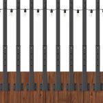 Outdoor String Light Poles by NUERPO Adjustable Metal-0
