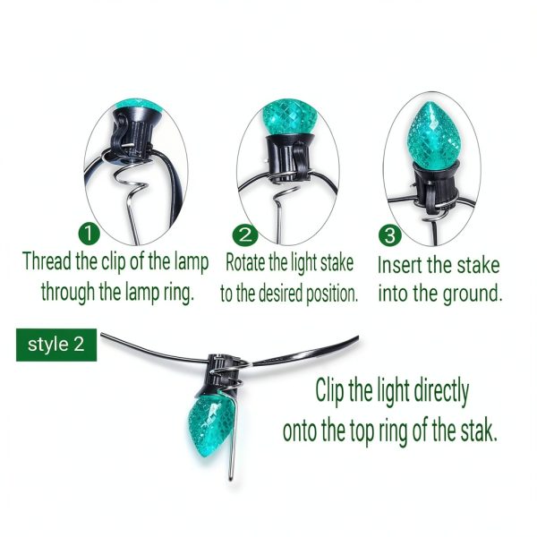 Stainless Steel Light Stakes Generic Holiday-2