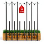 Adjustable Metal Light Pole Jusgym LP03 Heavy Duty-0