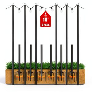 Adjustable Metal Light Pole Jusgym LP03 Heavy Duty-0