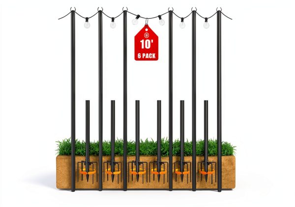 Adjustable Metal Light Pole Jusgym LP03 Heavy Duty-0