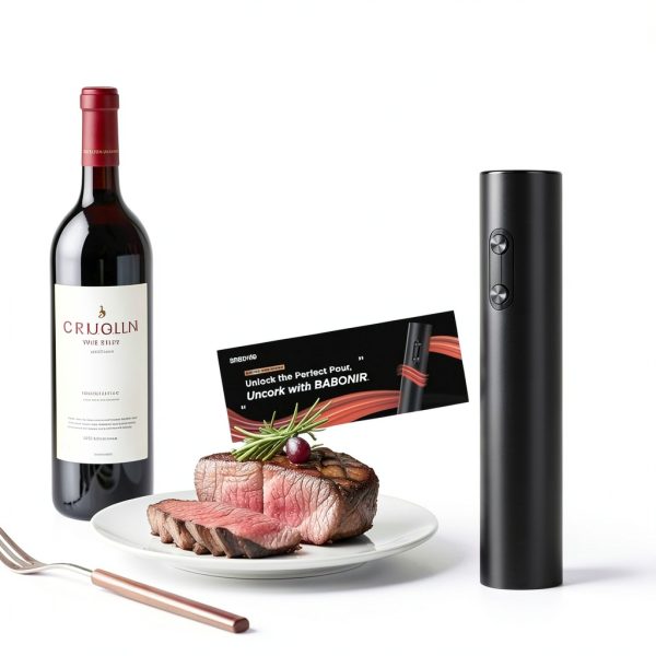 BABONIR Electric Wine Opener Polished Plastic-8