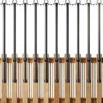 Outdoor String Light Poles by NUERPO Adjustable Metal-0