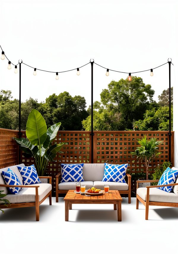 Breeze Touch Heavy Duty Light Pole 10ft V Shaped-3
