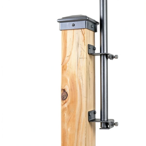Mayset Stainless Steel String Light Poles for Deck-3