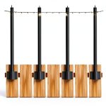 Lemecima String Light Poles Waterproof Steel-0