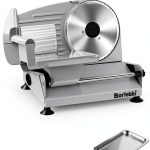 Borlebbi Electric Meat Slicer Stainless Steel Automatic-0