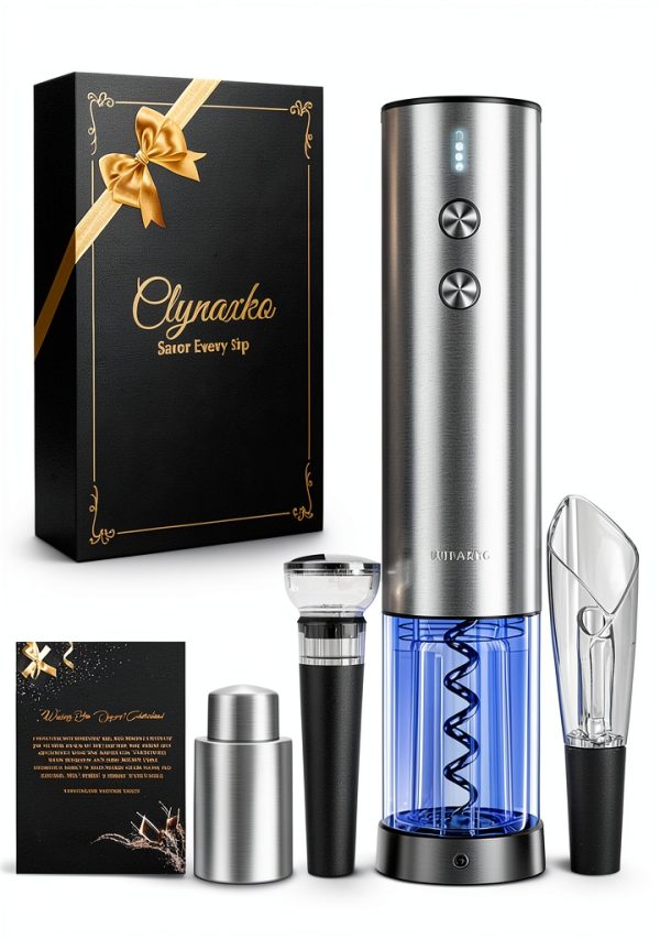 Electric Wine Opener Chunyee Stainless Steel Automatic Set-0