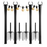 Outdoor String Light Poles by MOYFAZA 4-PACK SET-0