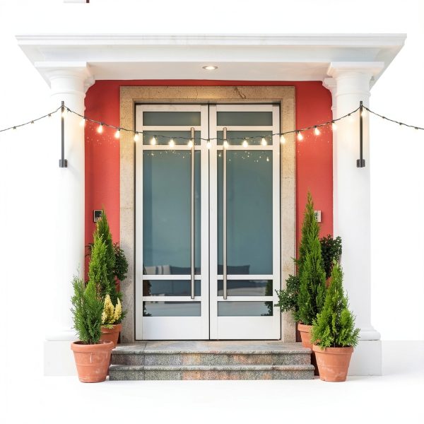 Lemecima String Light Poles Waterproof Steel-6