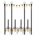Breeze Touch Heavy Duty Light Pole 10ft V Shaped-0