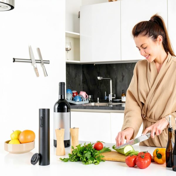 BABONIR Electric Wine Opener Polished Plastic-6