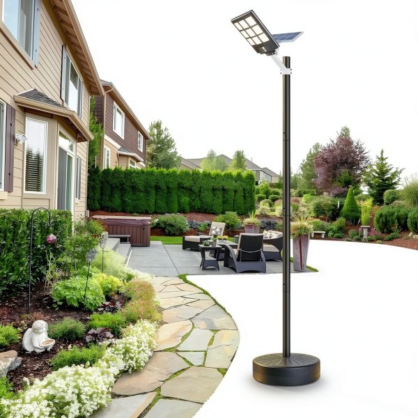 YVTCRTCW Street Light Pole 6.9 FT Heavy Duty Steel-5