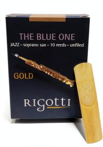 Generic Soprano Sax Reed Strength 2 Medium Gold-0
