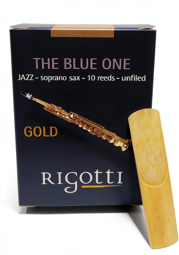 Generic Soprano Sax Reed Strength 2 Medium Gold-0
