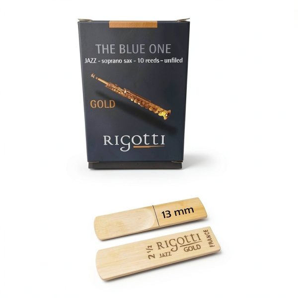 Soprano Saxophone Reeds Gold Cane Strength 2.5-3