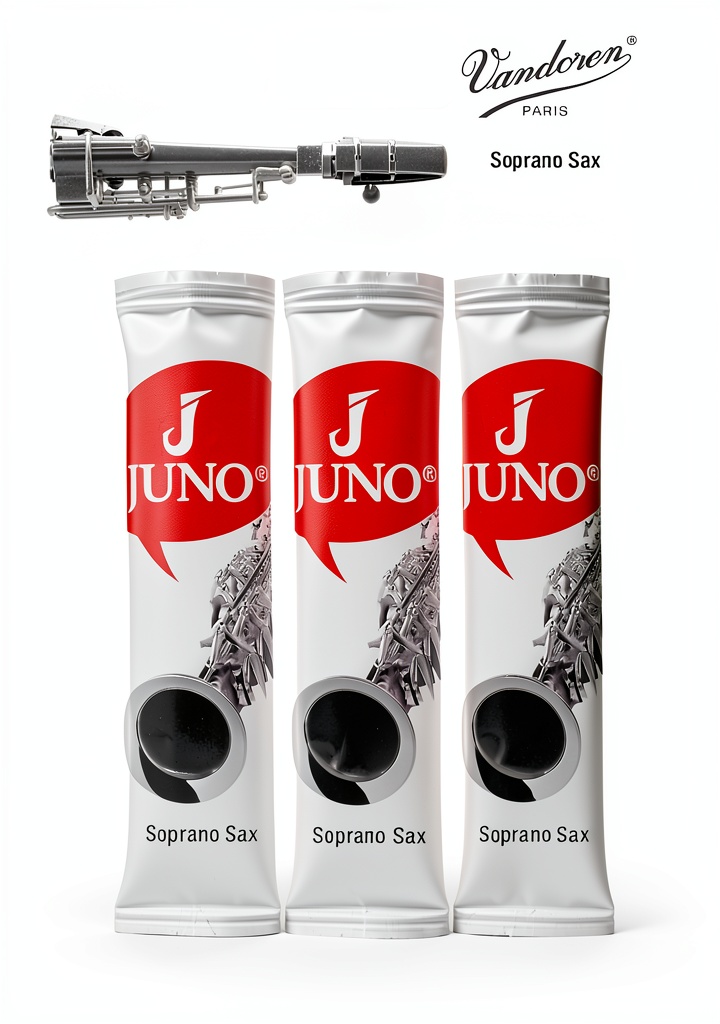 Beginner saxophonist using Vandoren Juno reeds in a classroom setting