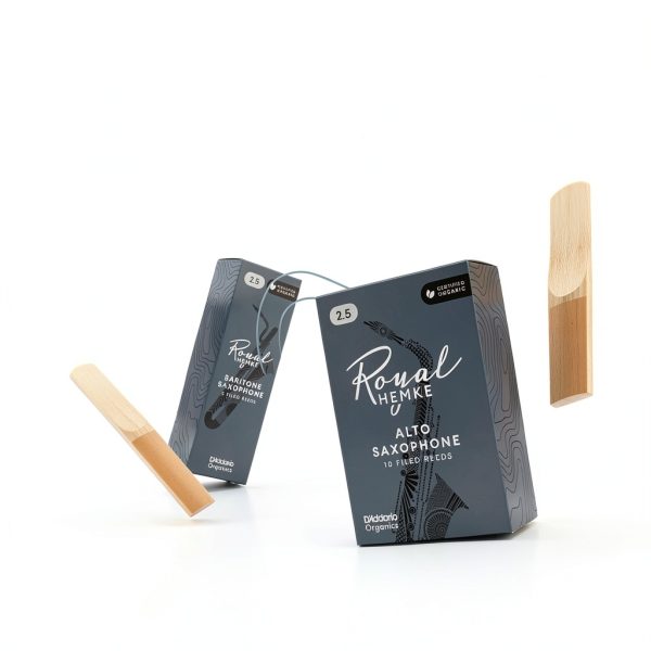 Royal Hemke Soprano Saxophone Reeds Organic Certified Strength 2.0-4.0-3
