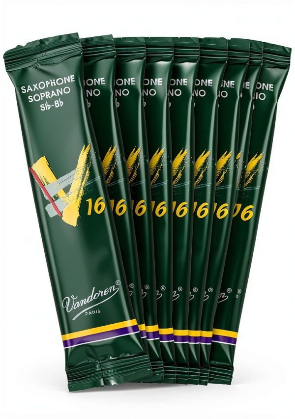 Vandoren Soprano Saxophone Reeds SR7135 Strength 3.5 Medium Heart Wood-3