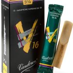 Vandoren Soprano Saxophone Reeds SR7135 Strength 3.5 Medium Heart Wood-0