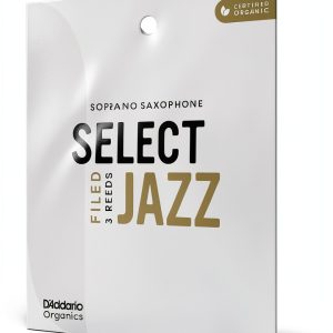 Soprano Saxophone Reeds D'Addario Organic Jazz Black ORSF03SSX2S-0