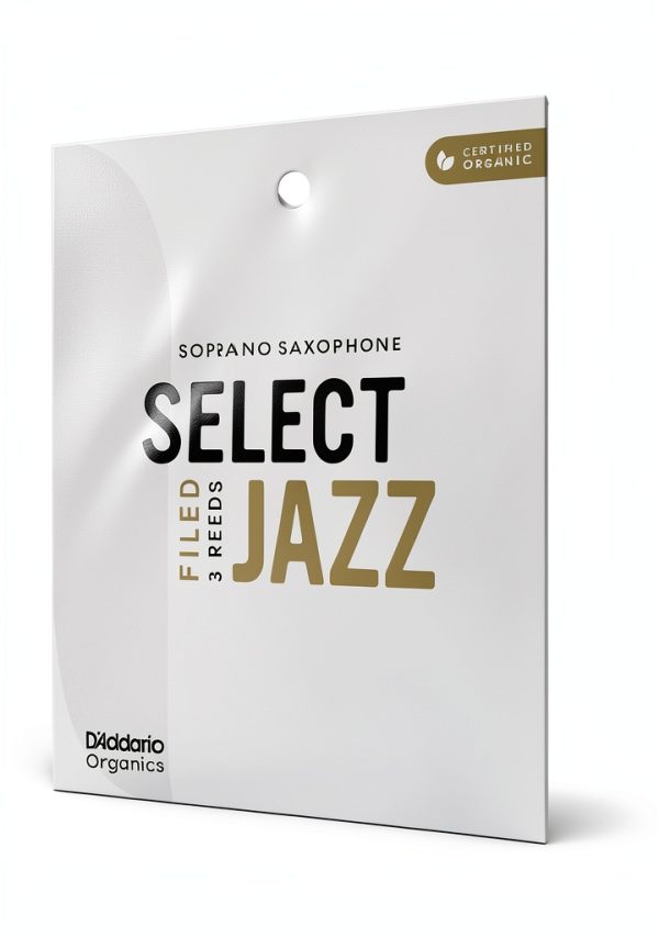 Soprano Saxophone Reeds D'Addario Organic Jazz Black ORSF03SSX2S-0