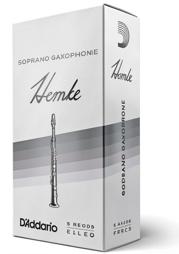 D’Addario Hemke Soprano Sax Reeds Strength 2.5 5-Pack Dark Tone-0