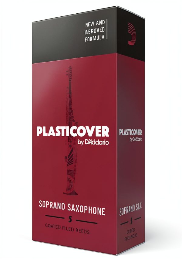 Rico Plasticover Soprano Sax Reeds Strength 2.5 5-Pack Plastic Coated-0