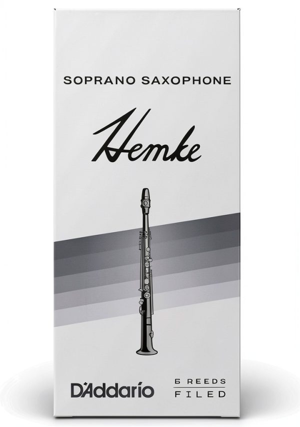 D’Addario Hemke Soprano Sax Reeds Strength 2.5 5-Pack Dark Tone-1