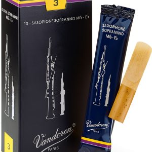 Vandoren SR233 Sopranino Sax Reeds Strength 3 Black 10 Pack-0