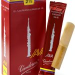 Vandoren SR3025R Soprano Sax JAVA Red Reeds Strength 2.5 Box of 10-0