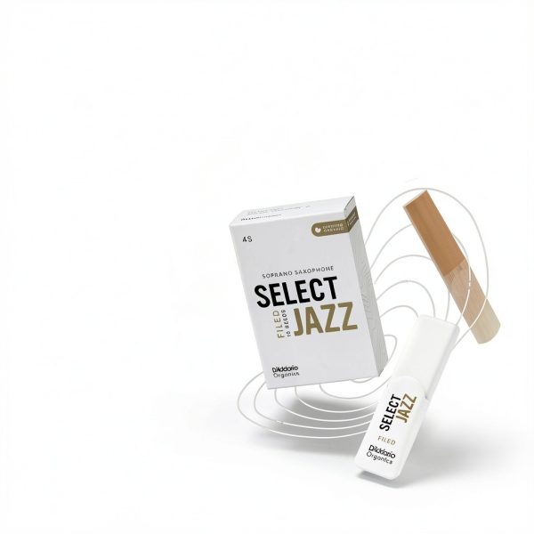 D'Addario Organic Select Jazz Soprano Sax Reeds - 2 Medium Pack-4