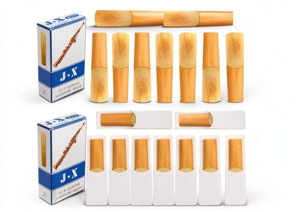 20pcs Soprano Saxophone Reeds 2.5 Strength - Bamboo, Pack of 20-0