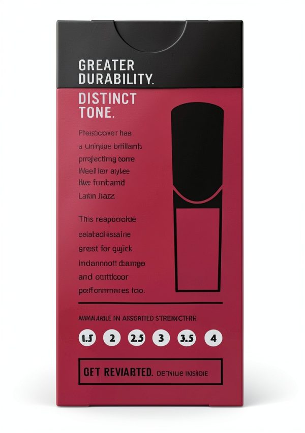 Rico Plasticover Soprano Sax Reeds Strength 2.5 5-Pack Plastic Coated-2